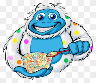 Dippin' Dots Yeti - Frozeti The Yeti Clipart