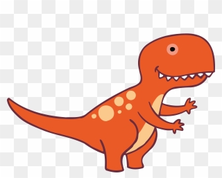 Dinosaur - Dinosaur Clipart Red - Png Download