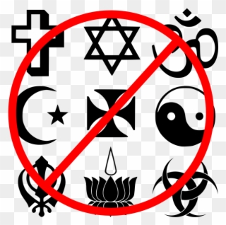 Time To Say No - No Freedom Of Religion In North Korea Clipart