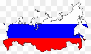Flag Map Flagartist - Cool Map Of Russia Clipart