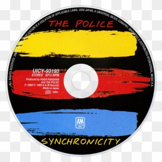 The Police Synchronicity Cd Disc Image - Every Breath You Take S/s Piano Vocal Guitar Clipart