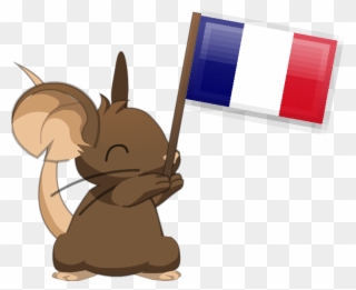 Flag Waving - Transformice Mouse Clipart