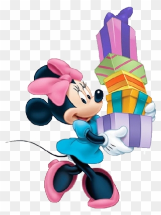Minnie Mouse - Disney Christmas Clip Art - Png Download