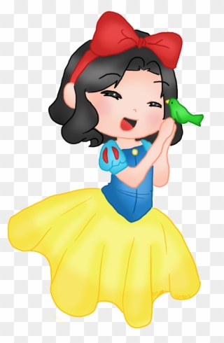Chibi Snow White By Ruzovymonster - Snowwhite Chibi Clipart