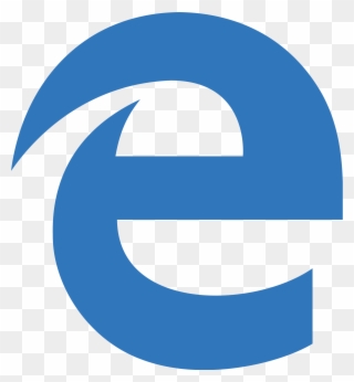What Is Hiding In The Negative Space Of Microsoft's - Microsoft Edge Logo Vector Clipart