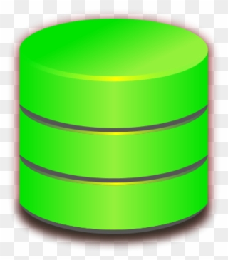 Blue Database Vector Clip Art - Database - Png Download
