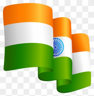 Waving India Flag Transparent Png Clip Art Image - Clipart India Flag Png