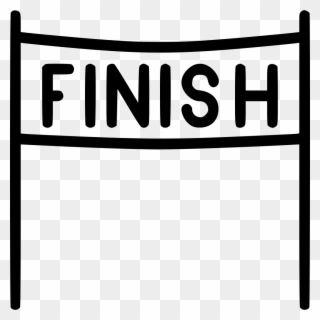 Finish Line Clipart End Race - Finish Icon - Png Download