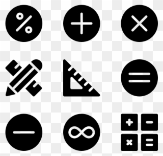 Math Symbols - Maths Icons Clipart