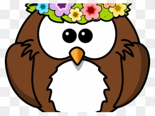 Reindeer Clipart Owl - Cartoon Owl Shower Curtain - Png Download