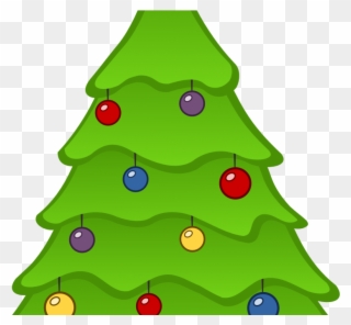 Year 1 & Year 2 Christmas Party - Christmas Tree Round Ornament Clipart