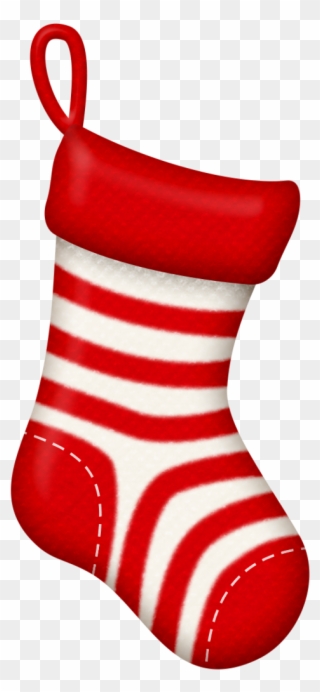 Dear Santa Christmas Stockings, Christmas Hats, Dear - Folk Art Christmas Clipart Stockings - Png Download