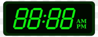 Clipart - Digital Clock - Digital Alarm Clock - Png Download