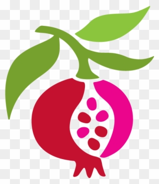 Grocery Clipart Grocery Shop - Pomegranate Logo - Png Download