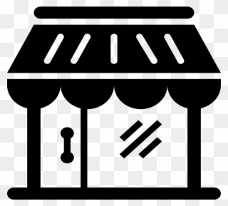 Shop Icon Clipart Computer Icons Shopping Retail - Retailer Clipart Black And White - Png Download