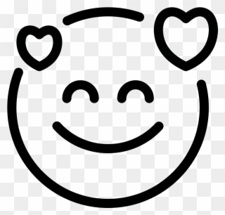 Emoji Loved Up Emoji Loved Up Emoji Loved Up - Smiley Clipart