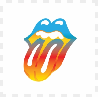 Tongue Clipart Transparent - Rolling Stones Lips Forty Licks - Png Download