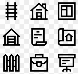 Architect - Bathroom Icons Free Clipart