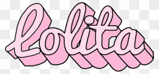 Lolita Pink Tumblr Aesthetic, Pink Aesthetic, Pastel - Lolita Sticker Clipart
