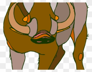 Warthog Clipart Grassland Animal - Cartoon - Png Download