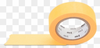 Masking Tape Shocking Orange - Digital Clock Clipart