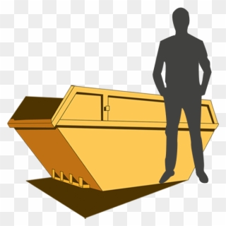 6 Yard Builders Skip - Illustration Clipart