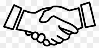 Handshake Clipart Transparent - Apreton De Manos Vector - Png Download