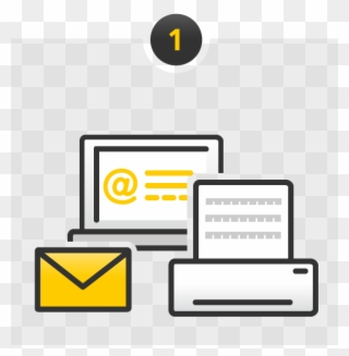 Verfahren Postbote Individuell - Postident Verfahren Clipart