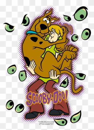 Scooby Doo Being Watched Women's T-shirt - Shaggy Rogers Clipart