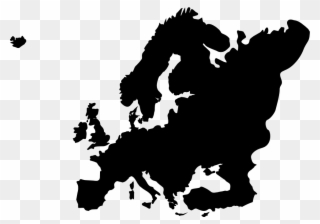 Png File Svg - Europe Map Black Clipart