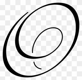 Monogram Letter O - Circle Clipart