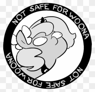 Not Safe For Woona By Ziggrrauglurr-d5bqmqn - Circle Clipart