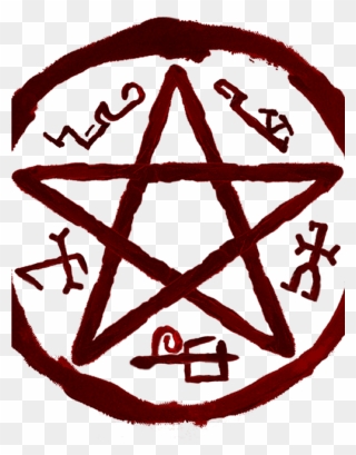 Supernatural Symbol Outline - Supernatural Symbols Clipart
