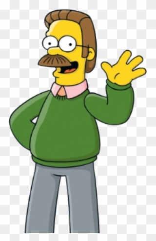 The Simpsons Character Ned Flanders - Ned Flanders Simpsons Clipart