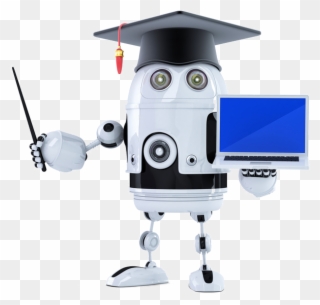 Compertus Edu Platform - Teaching Robot Clipart