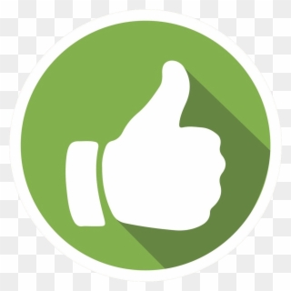 Positive Png - Thumb Up Green Png Clipart