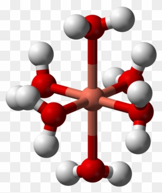 A Metal Ion In Aqueous Solution Is A Cation, Dissolved - Cu Oh 2 Molecula Clipart