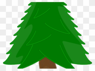 Fir Tree Clipart Bare - Christmas Tree Clip Art Simple - Png Download
