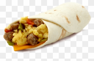 Tortilla Clipart Burrito - Breakfast Burrito Mcdonalds - Png Download