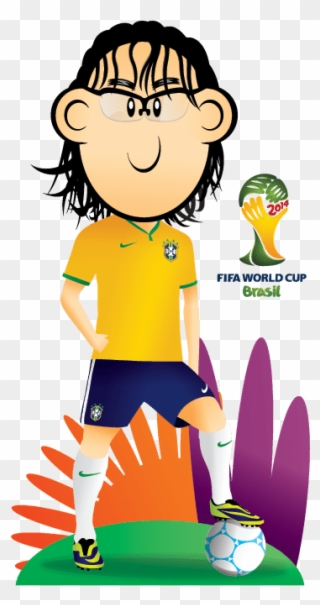 Bernie In Brazil Uniform - Fifa World Cup 2014 Clipart
