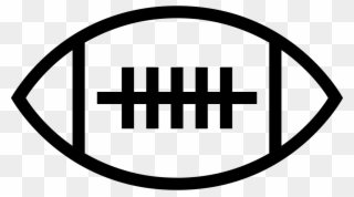 Png File Svg - American Football Outline Png Clipart