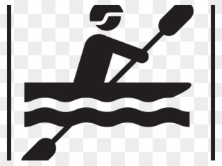Kayak Clipart Canoe Trip - Boat Man Icon - Png Download