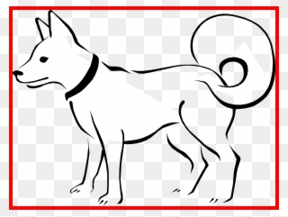 Incredible Dog Face Clipart Black And White Pics For - Drawing Of A Domestic Animals - Png Download