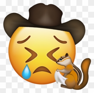 Pick Your Head Up Queen Your Cowboy Hat Is Falling - Cowboy Emoji Clipart