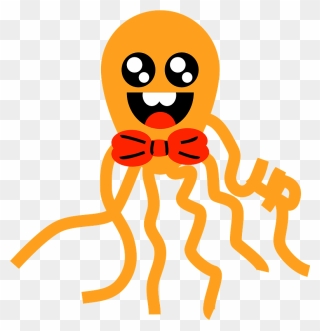 Clipart - Octopus - Osmiornica Rysunek - Png Download