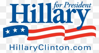 Download - Hillary Clinton For President Transparent Clipart