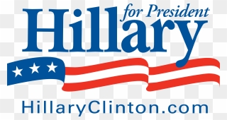 Download - Hillary Clinton For President Transparent Clipart