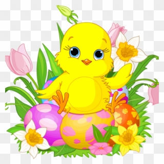 Easter Images Free Clip Art Web Design Development - Cartoon Chick Easter - Png Download