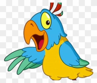 Mexico Clipart Parrot - Cartoon Parrot - Png Download