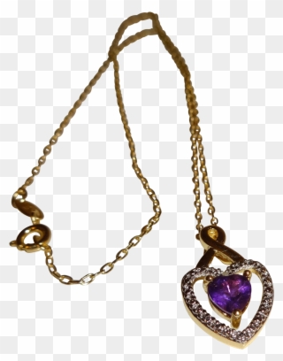 Heart Necklace Png Pic - Necklace Clipart